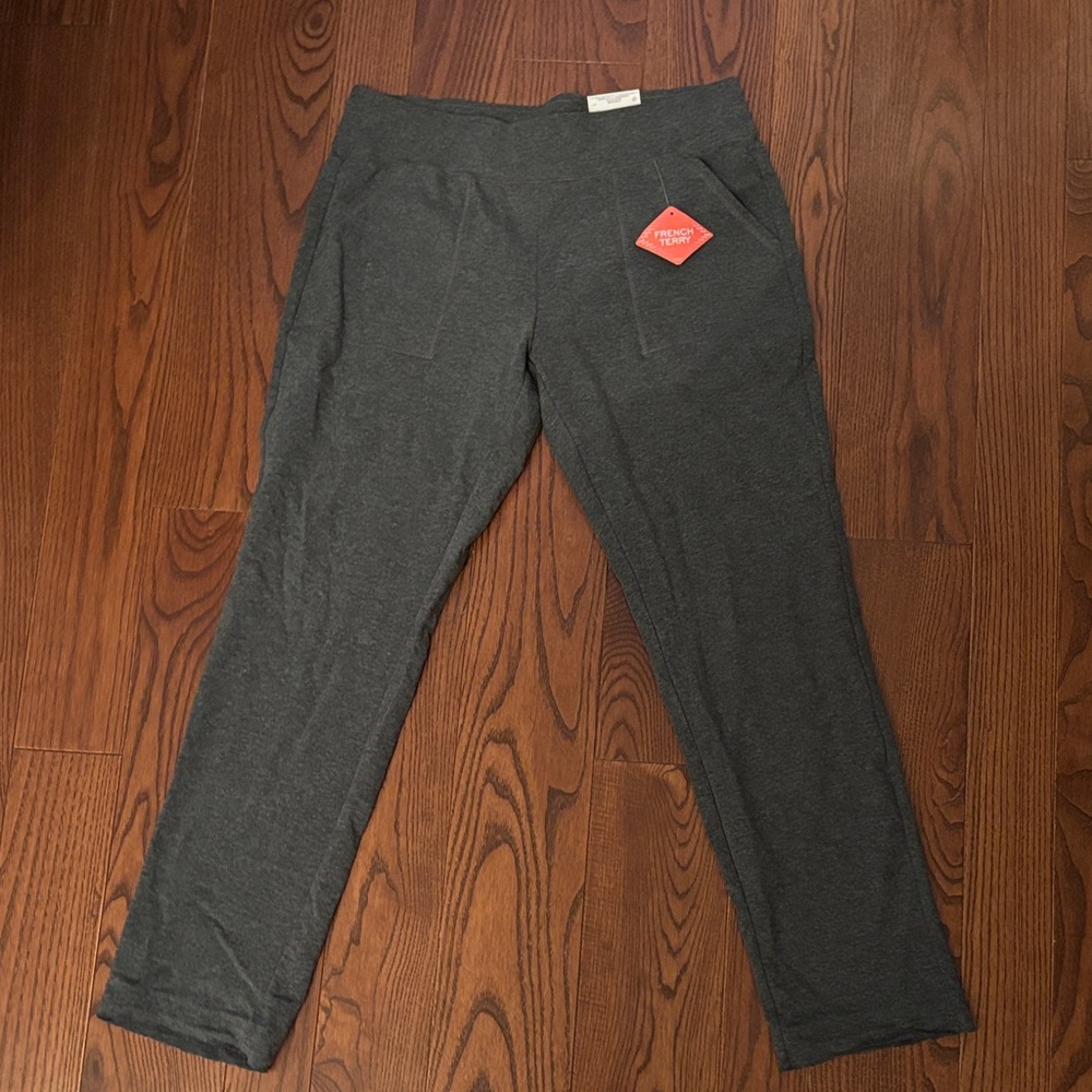 NWT Slim Leg French Terry Pants